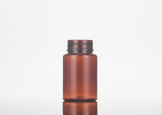 Medicina Brown Amber Pharmaceutical Pill Capsule Bottle com o tampão da prova da criança