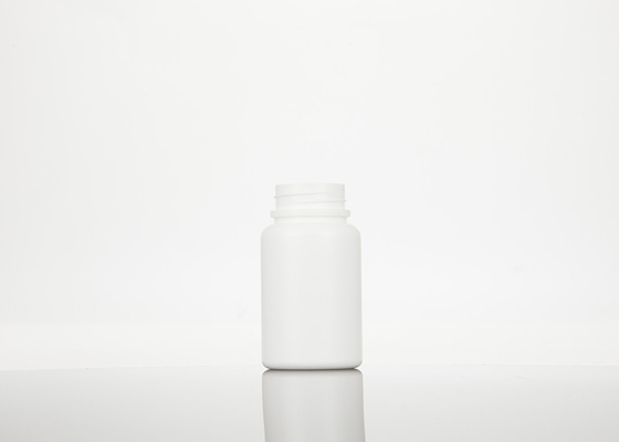 Garrafas plásticas vazias brancas da medicina com tampão de parafuso 30ml 60ml 100ml