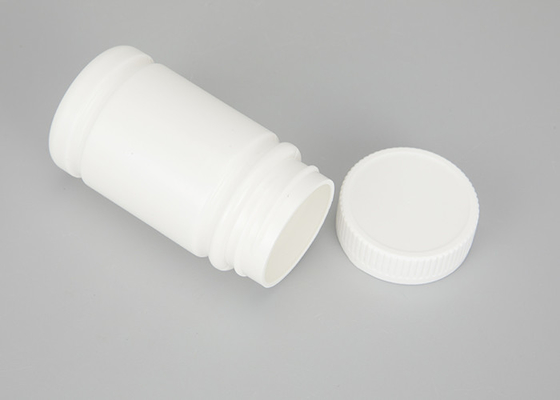 Garrafas de comprimido plásticas 60ml do tampão de parafuso 120ml brancas para o produto químico da medicina