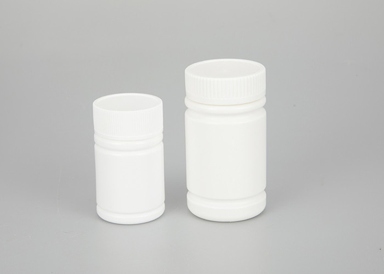 Garrafas de comprimido plásticas 60ml do tampão de parafuso 120ml brancas para o produto químico da medicina