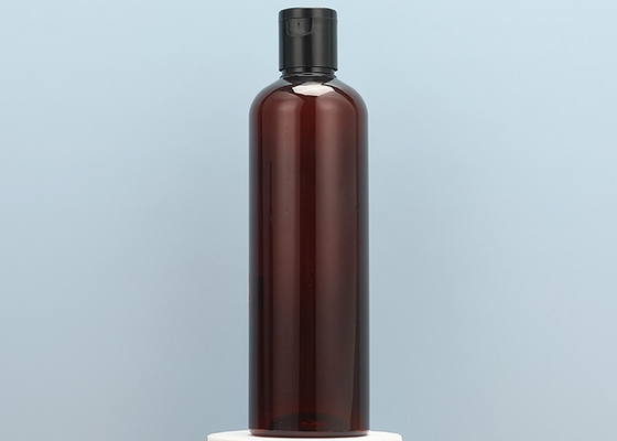 a parte superior plástica do parafuso da loção 500ml engarrafa a garrafa do gel do chuveiro do champô do curso com o tampão da parte superior de Filp