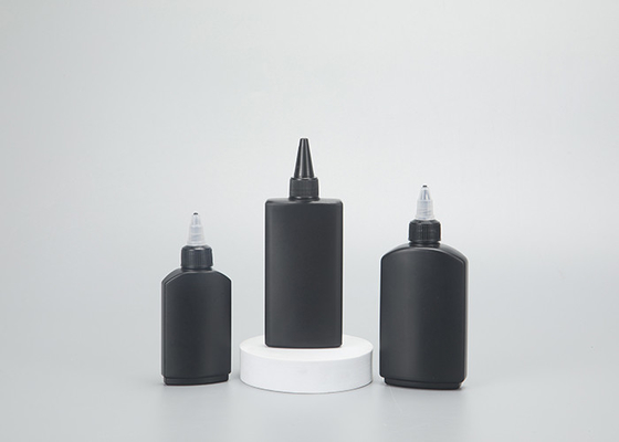 Da torção plástica do aperto da garrafa de tinta da tatuagem do animal de estimação de um preto de 60 120 Ml garrafa superior do aplicador do óleo do tampão
