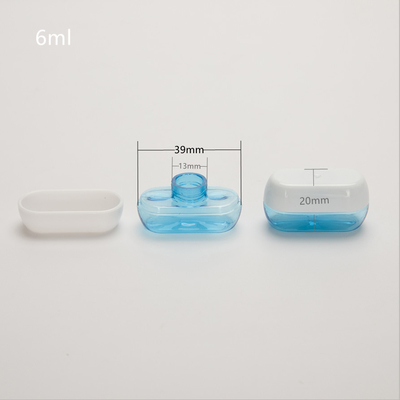 garrafa portátil da medicina do olho do recipiente da solução da lente de contato 6ml