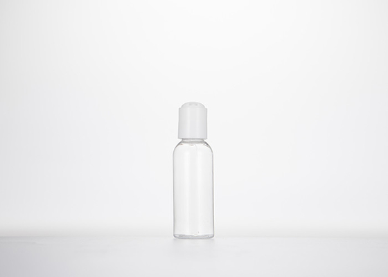 o plástico do círculo de 0.5oz 1oz 2oz 3oz 4oz Cosmo engarrafa o ANIMAL DE ESTIMAÇÃO claro com o tampão do disco da imprensa