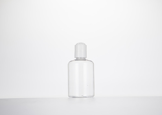 o plástico do círculo de 0.5oz 1oz 2oz 3oz 4oz Cosmo engarrafa o ANIMAL DE ESTIMAÇÃO claro com o tampão do disco da imprensa