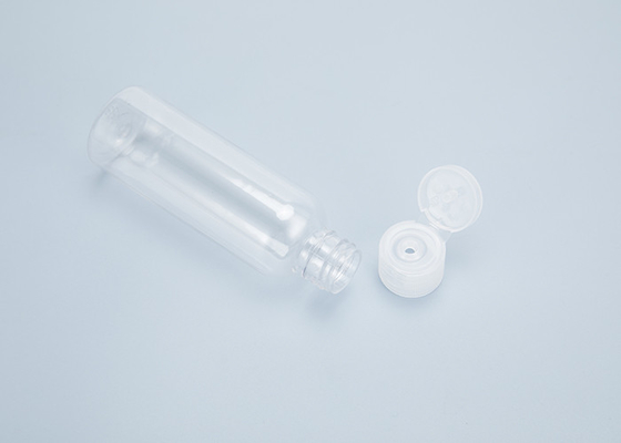 recipiente transparente da garrafa do ANIMAL DE ESTIMAÇÃO plástico vazio de 1oz 2oz 3oz 4oz com Flip Cap