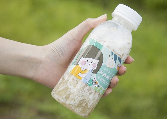 250 ml de garrafa de bebida de chá de bolhas de tamanho médio personalizado