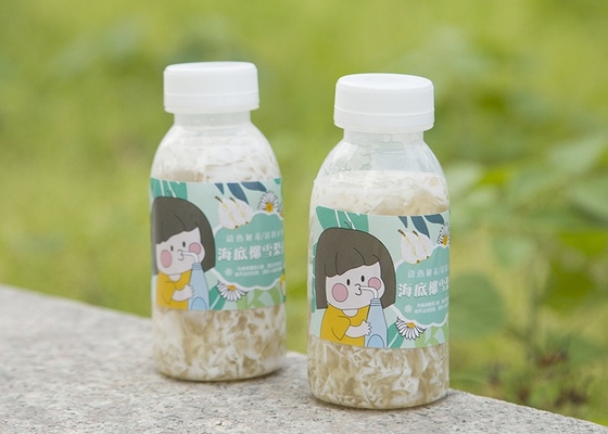 250 ml de garrafa de bebida de chá de bolhas de tamanho médio personalizado