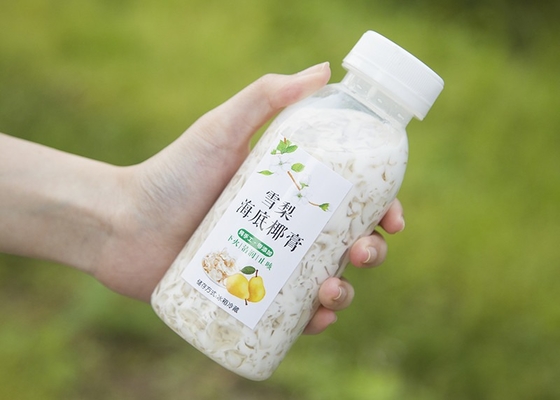 250 ml de garrafa de bebida de chá de bolhas de tamanho médio personalizado