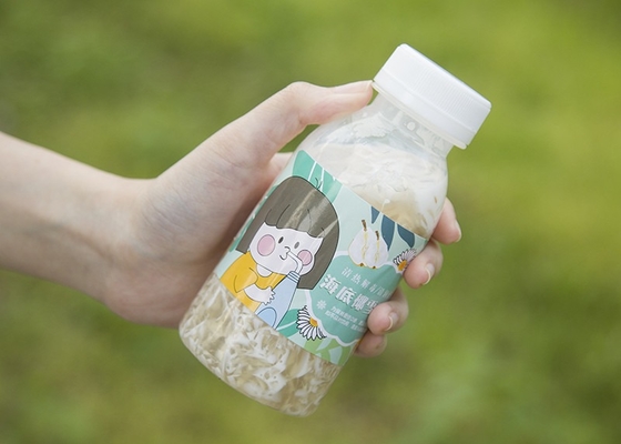 Garrafa plástica de enchimento quente da bebida de 16oz PP para o suco do leite do iogurte