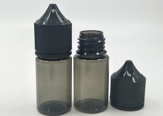 Garrafa conta-gotas V3 curta de 30 ml com tampa CRC garrafas de líquido sabor PET