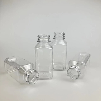 Garrafas de suco de plástico vazias personalizadas 250 ml 2 oz