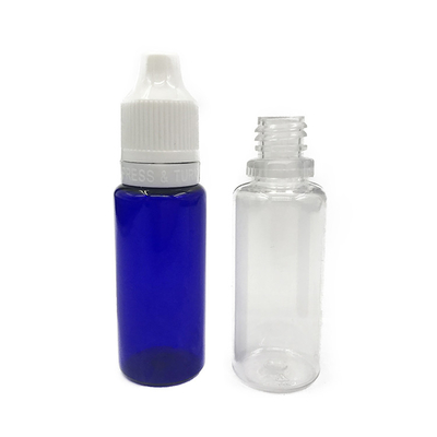 15 ml de garrafa de plástico transparente de 0,5 oz