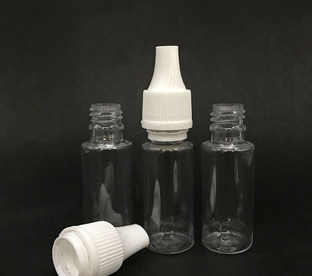 Garrafa de 10 ml (preto transparente) REUSABLE, tampa à prova de crianças