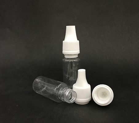 Garrafa de 10 ml (preto transparente) REUSABLE, tampa à prova de crianças
