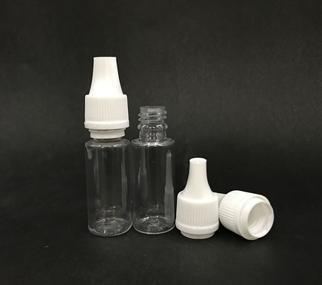 Garrafa de 10 ml (preto transparente) REUSABLE, tampa à prova de crianças