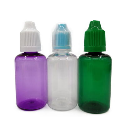 Garrafa de 30 ml Garrafa de olho vazio Garrafa de olho pequeno recipiente de plástico líquido