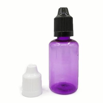 Garrafas de 30 ml de plástico para gotículas de líquido para olhos compressáveis Garrafas de gotículas com tampas anti-fugas de plástico