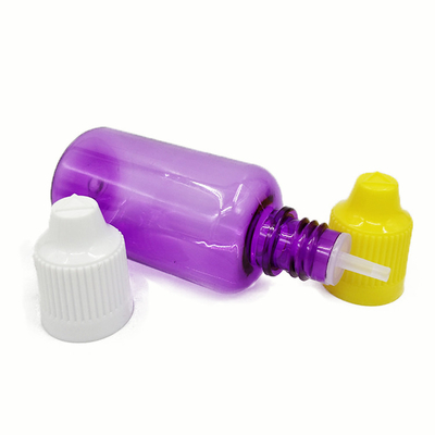 Garrafas de 30 ml de plástico para gotículas de líquido para olhos compressáveis Garrafas de gotículas com tampas anti-fugas de plástico