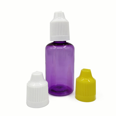 Garrafas de 30 ml de plástico para gotículas de líquido para olhos compressáveis Garrafas de gotículas com tampas anti-fugas de plástico