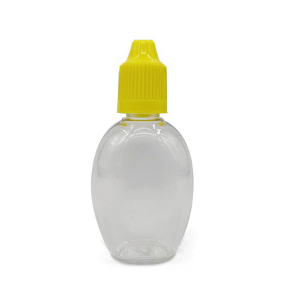 Botões de 30 ml de plástico de forma quadrada e oval