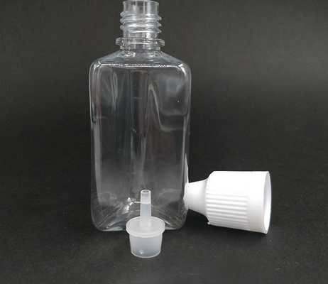 Botão de plástico de forma triangular de 30 ml PET com ponta de gotinha