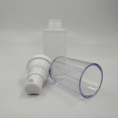 Fota de plástico cosmético de hidratante artificial de 30 ml de 50 ml de 60 ml com fechadura de flip top