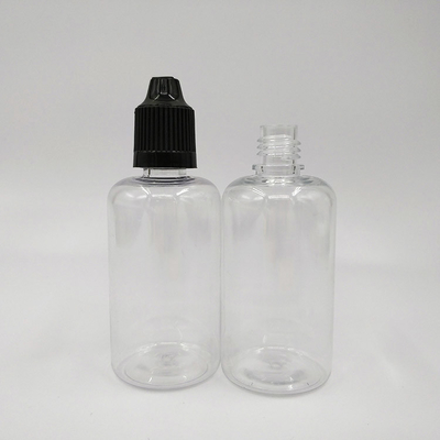 50 ml de material PET com tampão de PP garrafas de plástico