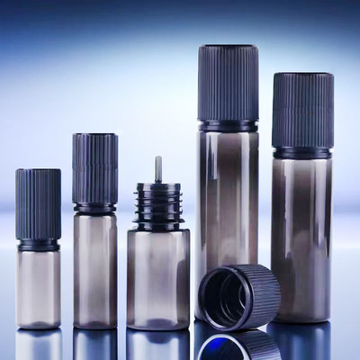 15 ml de garrafas pequenas para líquidos com pescoço à prova de crianças