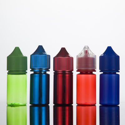 Garrafa de líquido PET E de 100 ml com impressão personalizada
