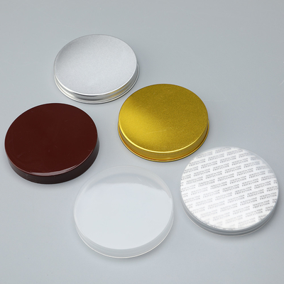 65 mm de diâmetro plástico de armazenamento recipientes cosméticos frascos com marca personalizada