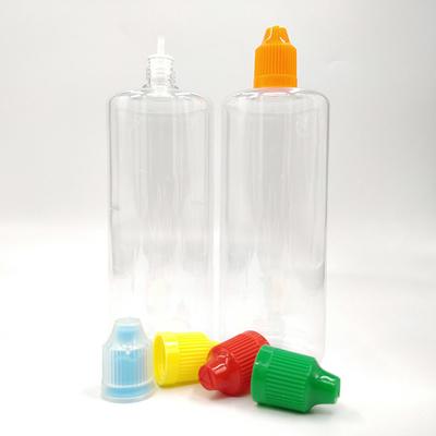 Garrafas de plástico de 180 ml / 6 oz com conta-gotas personalizadas