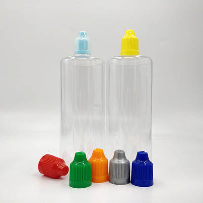 Garrafas de plástico de 180 ml / 6 oz com conta-gotas personalizadas