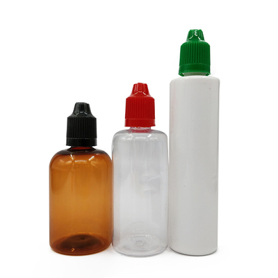 60 ml 2 oz garrafas de plástico personalizadas com tampa pontilhada