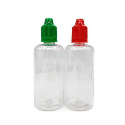 60 ml 2 oz garrafas de plástico personalizadas com tampa pontilhada