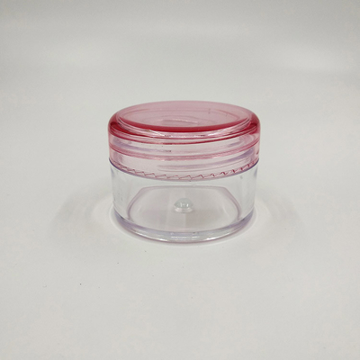 2g 3g 5g Amostra cosmética recipiente vazio plástico transparente frascos cosméticos com tampa