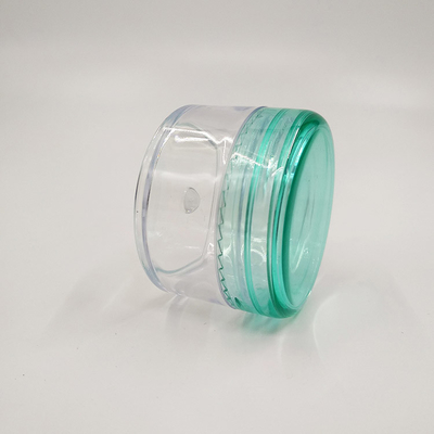 2g 3g 5g Amostra cosmética recipiente vazio plástico transparente frascos cosméticos com tampa
