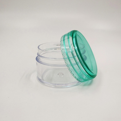 Mini recipiente plástico de 3 ml 5 g frasco de amostra cosmética creme facial creme para olhos embalagem frasco cosmético de 5 ml com tampa colorida