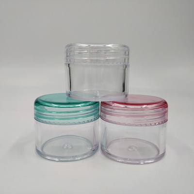 Garrafas de plástico vazias de 20 g e 50 g de alta qualidade para creme facial com tampa para embalagens cosméticas