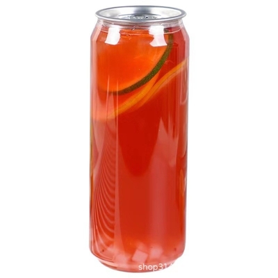 250 ml 330 ml 500 ml lata de plástico para suco