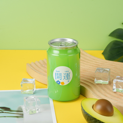 250 ml 330 ml 500 ml lata de plástico para suco