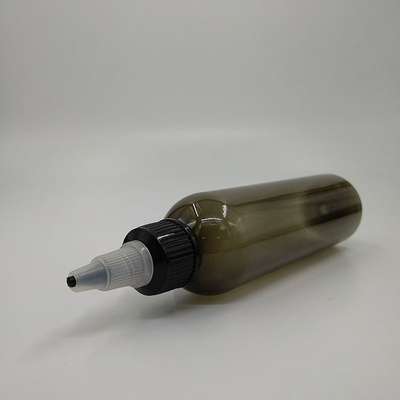 Impressão personalizada de garrafas de plástico pequenas de 70 ml com tampas de parafuso