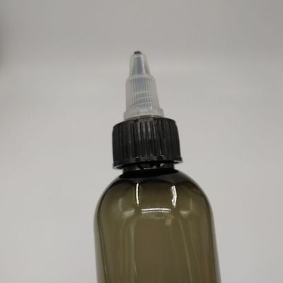 Impressão personalizada de garrafas de plástico pequenas de 70 ml com tampas de parafuso