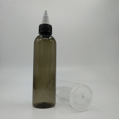Impressão personalizada de garrafas de plástico pequenas de 70 ml com tampas de parafuso