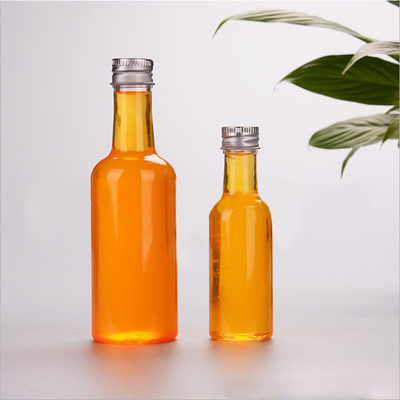 Recomendo 50ml PET Botão de Plástico Suco Sucos Naturais Logotipo nas garrafas Etiquetas personalizadas Para garrafas de suco em estoque