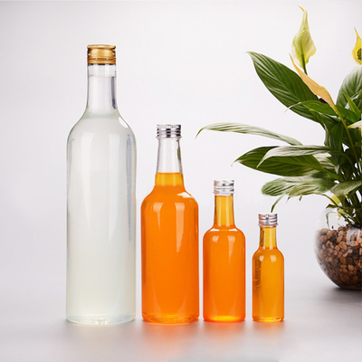 Custom 200Ml Transparente Redondo Vazio Liquor de Plástico Vinho Whisky Vodka Tequila Botella Com Garrafa