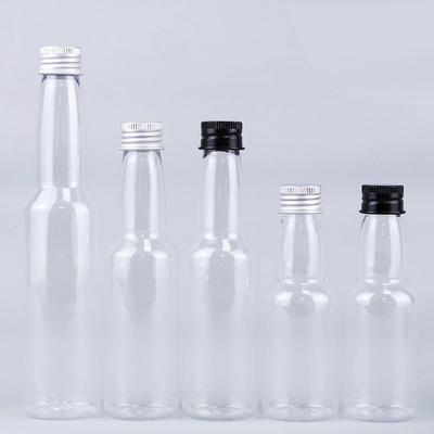 Recomendo 50ml PET Botão de Plástico Suco Sucos Naturais Logotipo nas garrafas Etiquetas personalizadas Para garrafas de suco em estoque