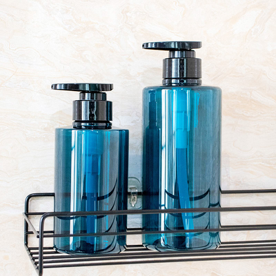 Impressão em tela Garrafas de loção de plástico com fechadura de flip-top e tampa electroplated UV