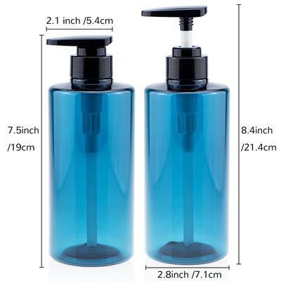 Impressão em tela Garrafas de loção de plástico com fechadura de flip-top e tampa electroplated UV