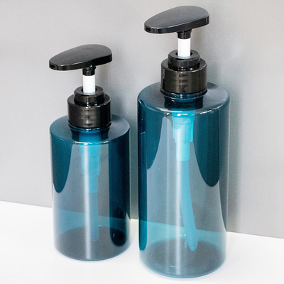 Garrafas de loção de plástico branco com material de tampa de plástico electroplacado UV e variedades de plástico PMMA